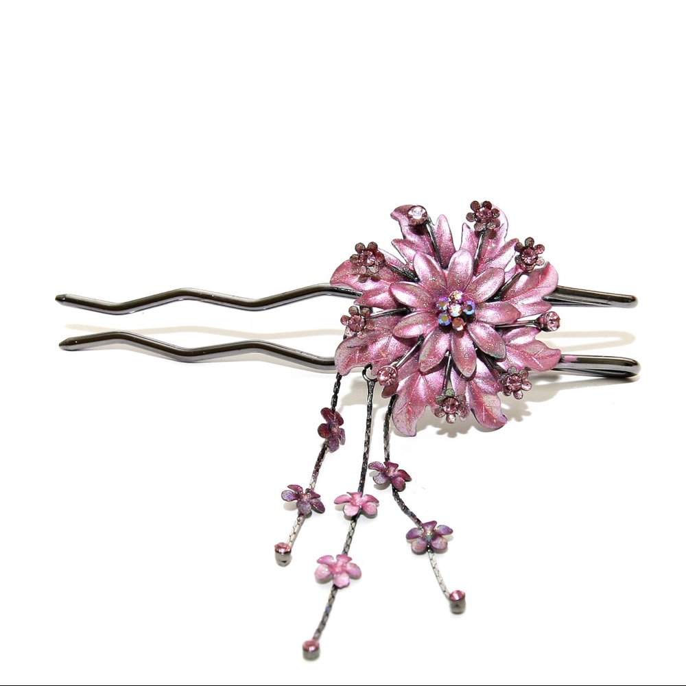 Ornate Flower Hair Pin